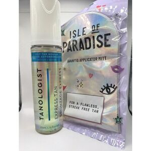 Tanologist Express Tan Mousse Medium PLUS Mitt! Isle of Paradise Mitt
